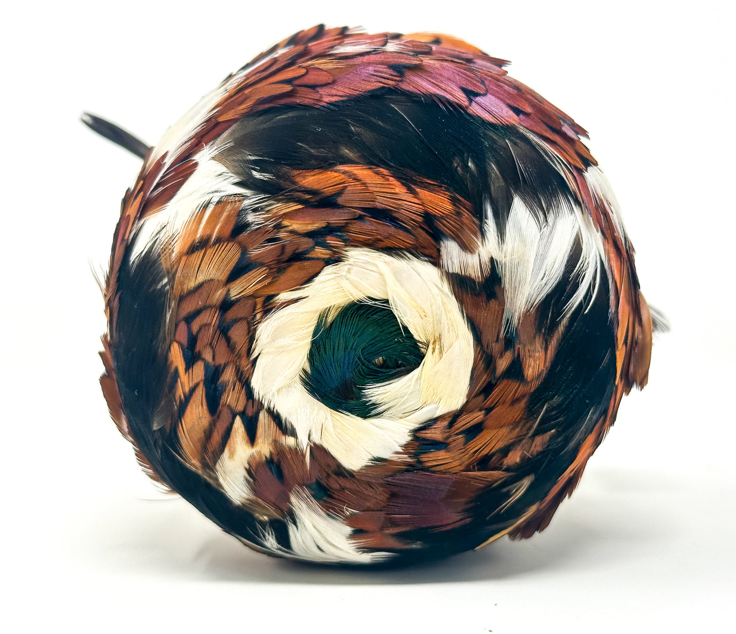 Vintage Pomo Feathered Basket