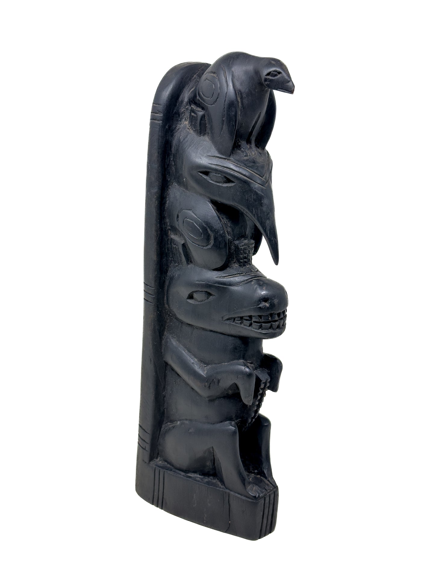 Antique Haida Slate Totem