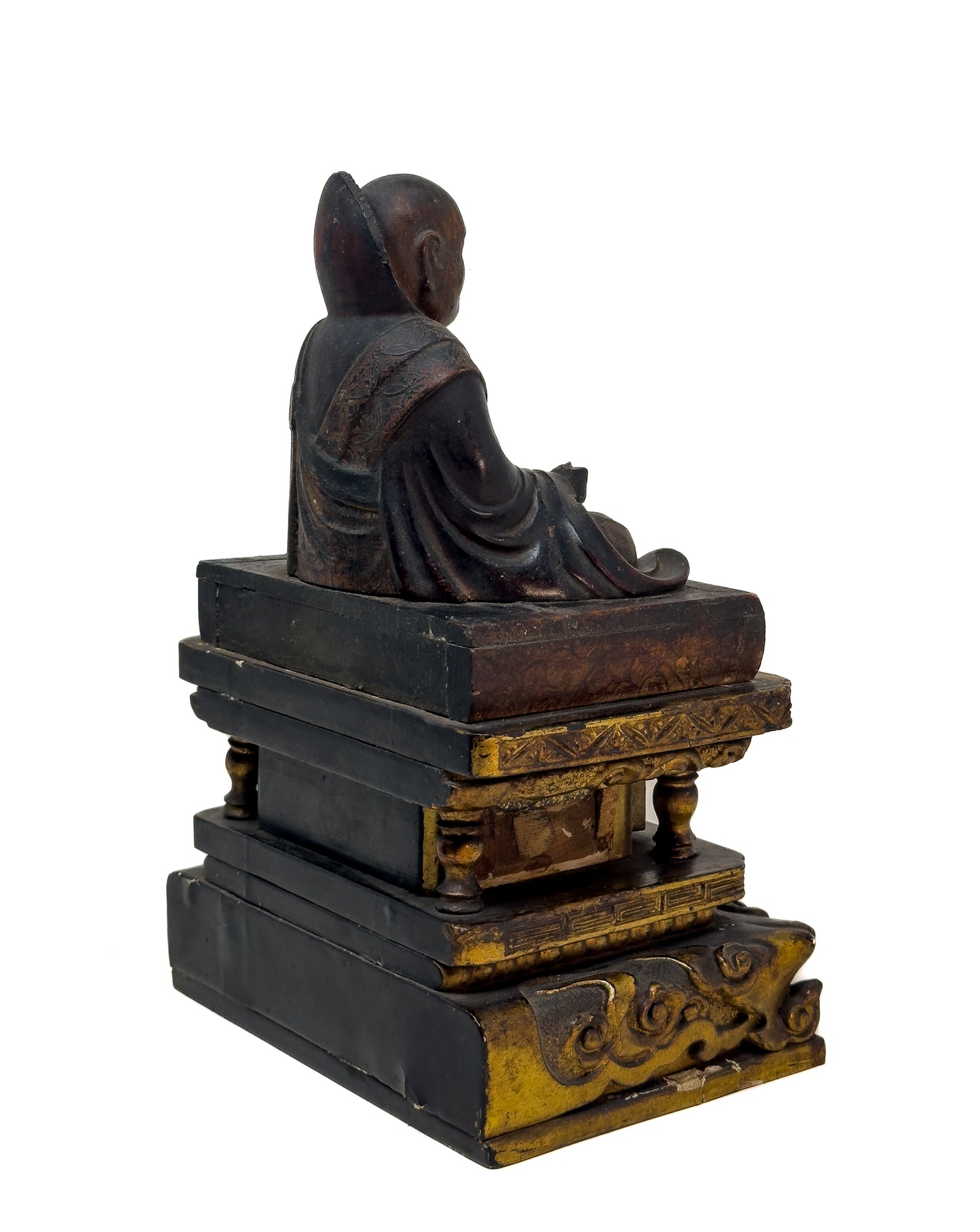 Antique Japanese Gilt Wood Nichiren