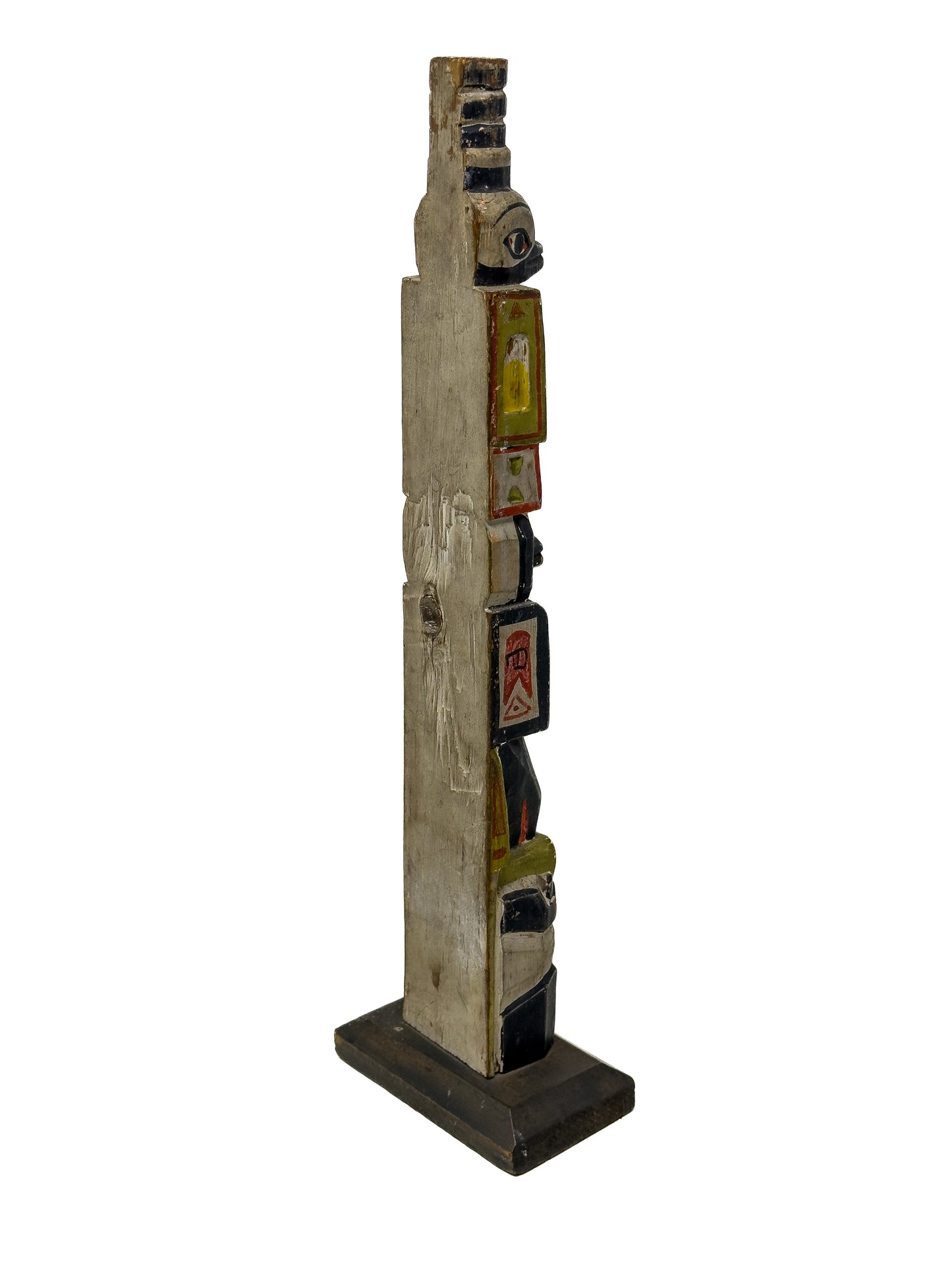 Antique Coast Salish Model Totem