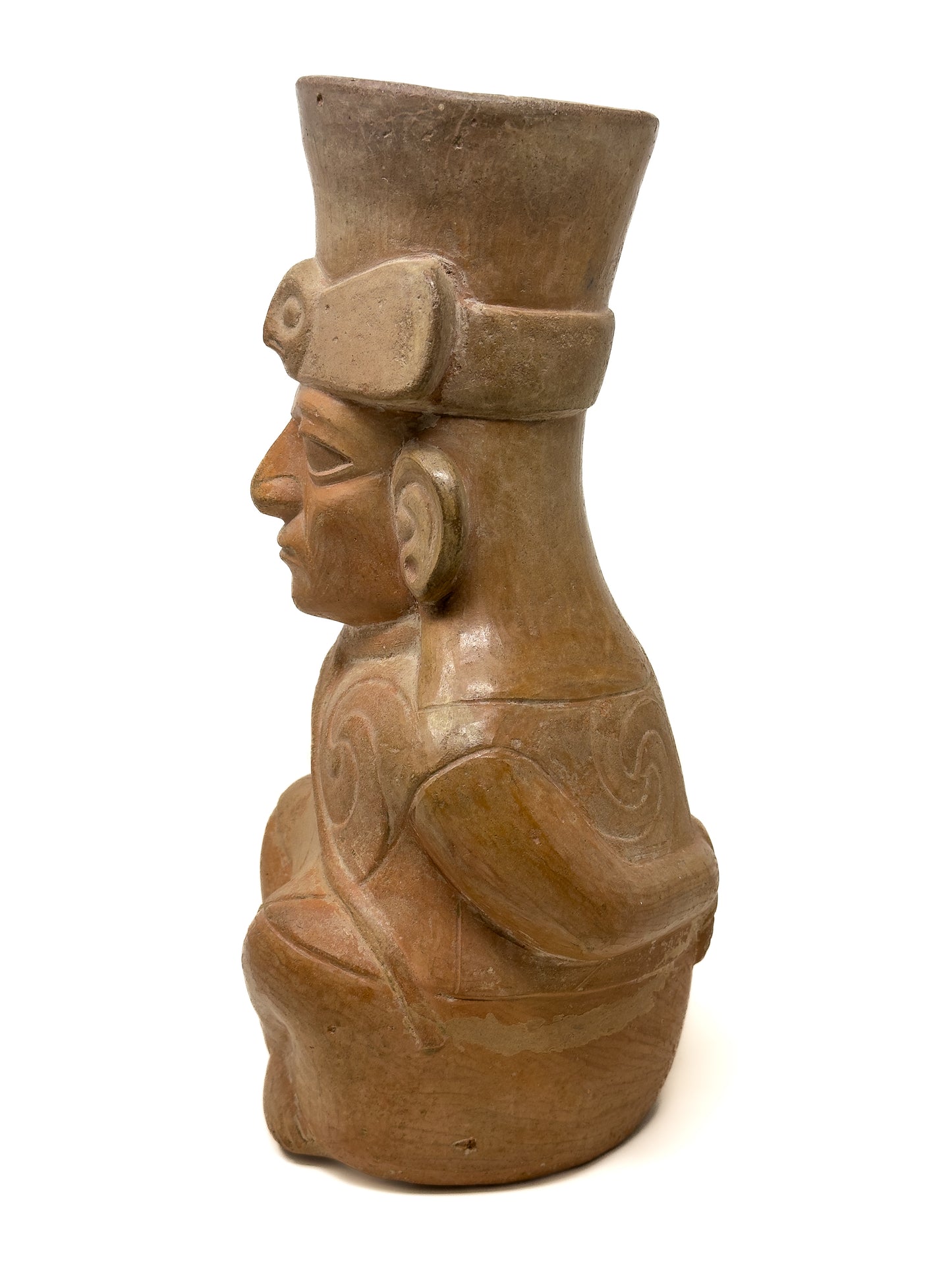 Pre Columbian Moche Prisoner Vessel