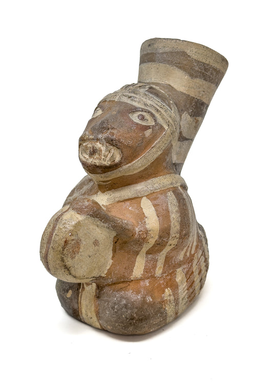 Pre Columbian Moche Figural Vessel