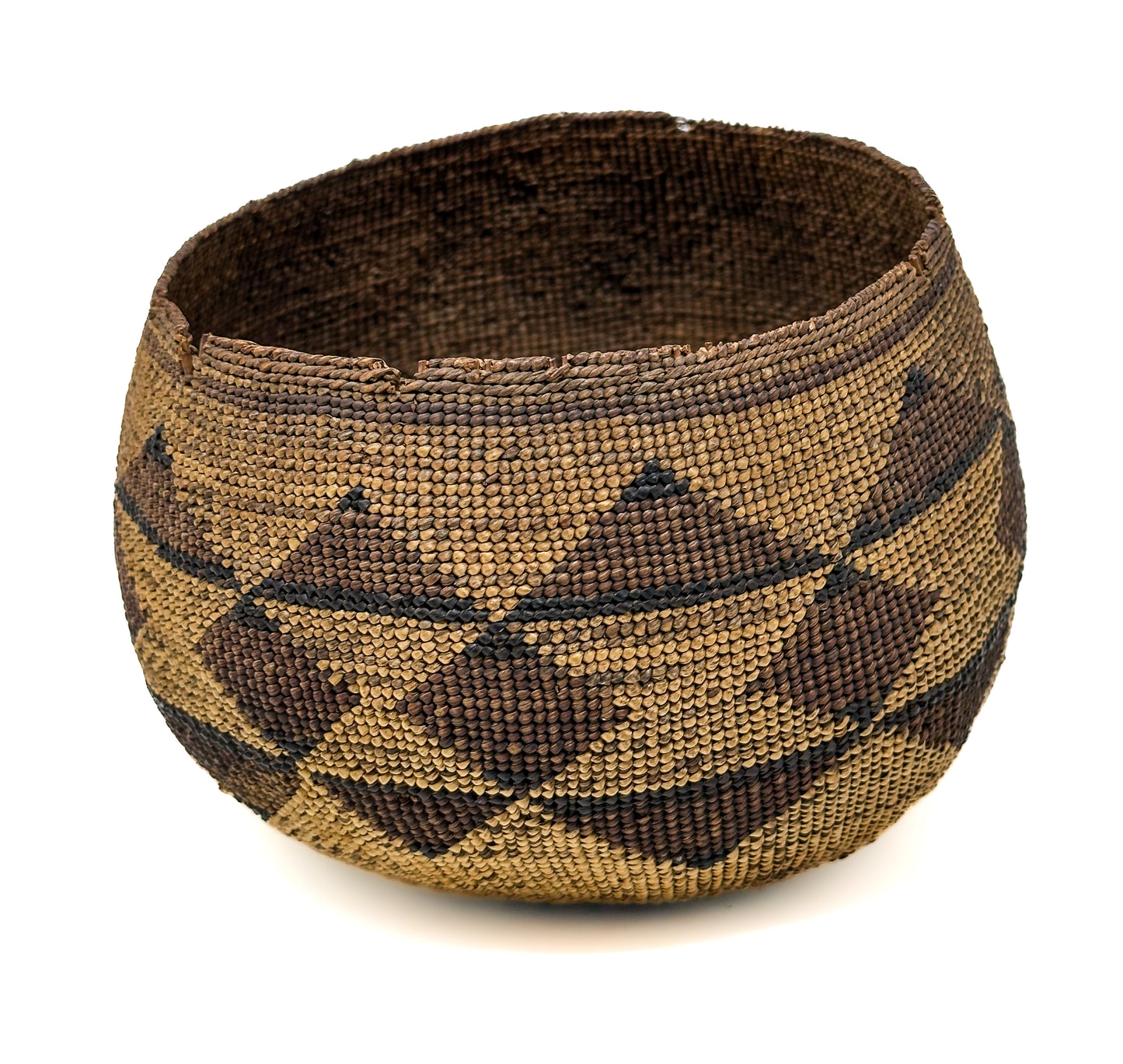 Antique Hupa Basket