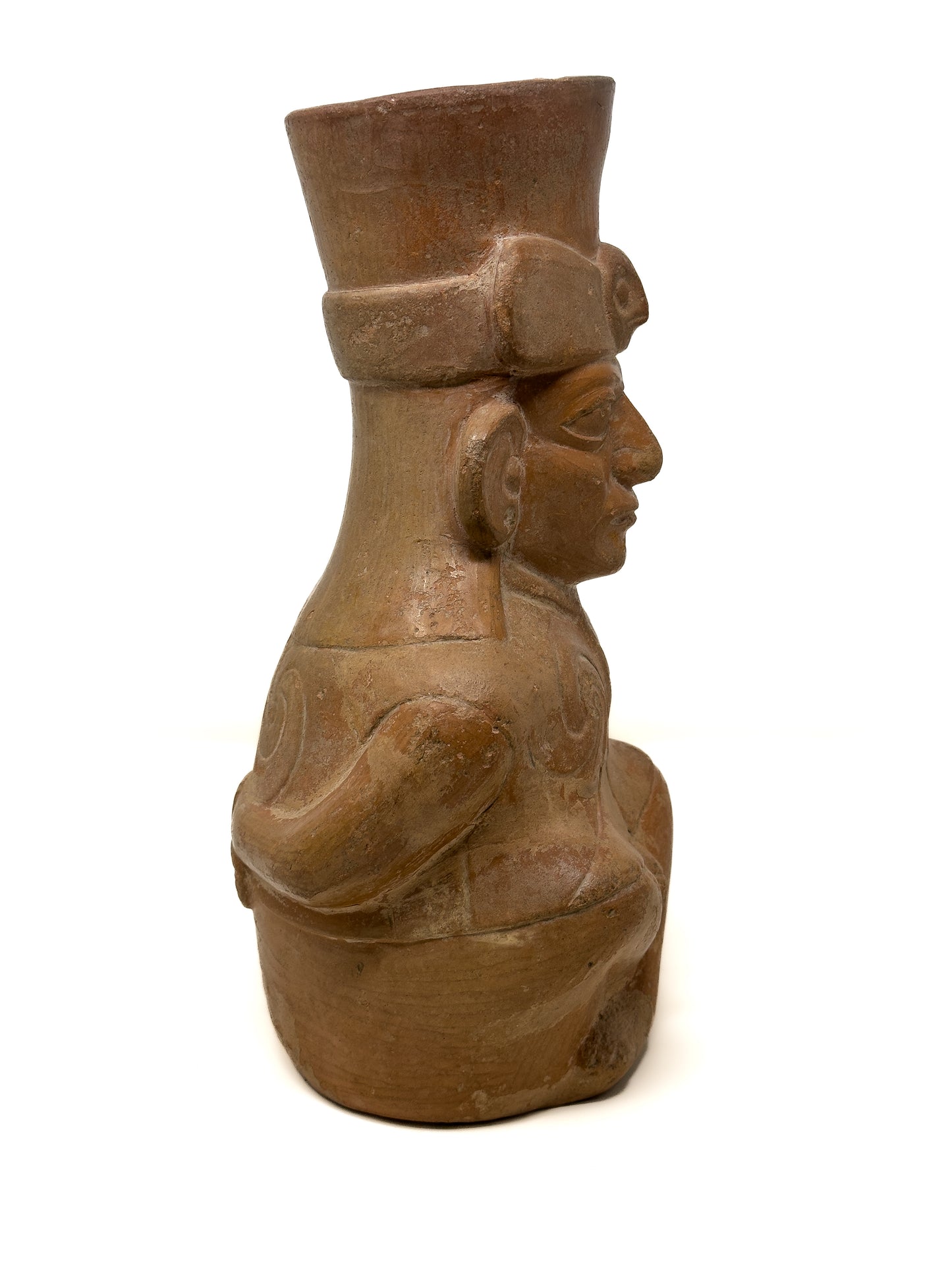 Pre Columbian Moche Prisoner Vessel