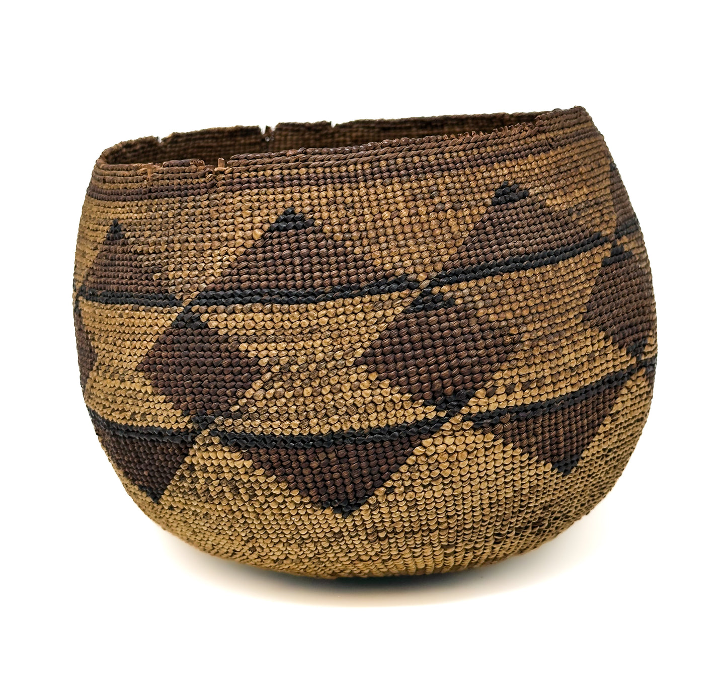 Antique Hupa Basket