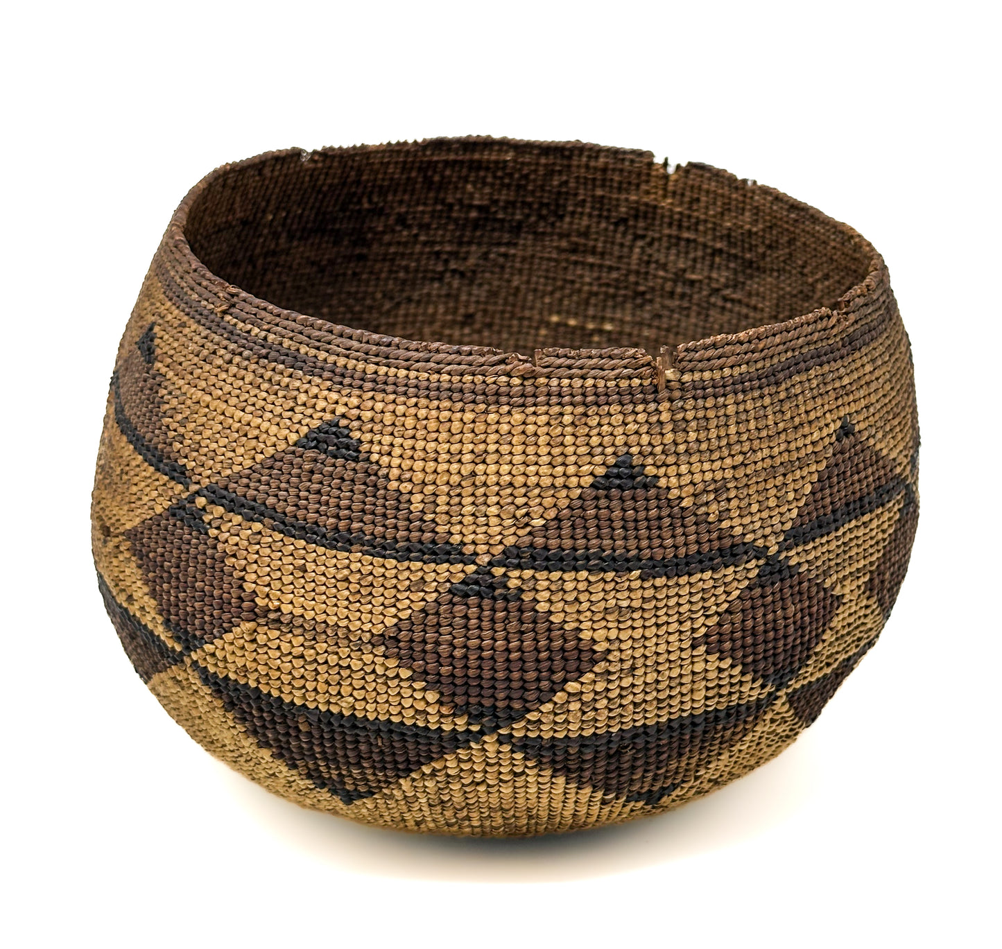 Antique Hupa Basket