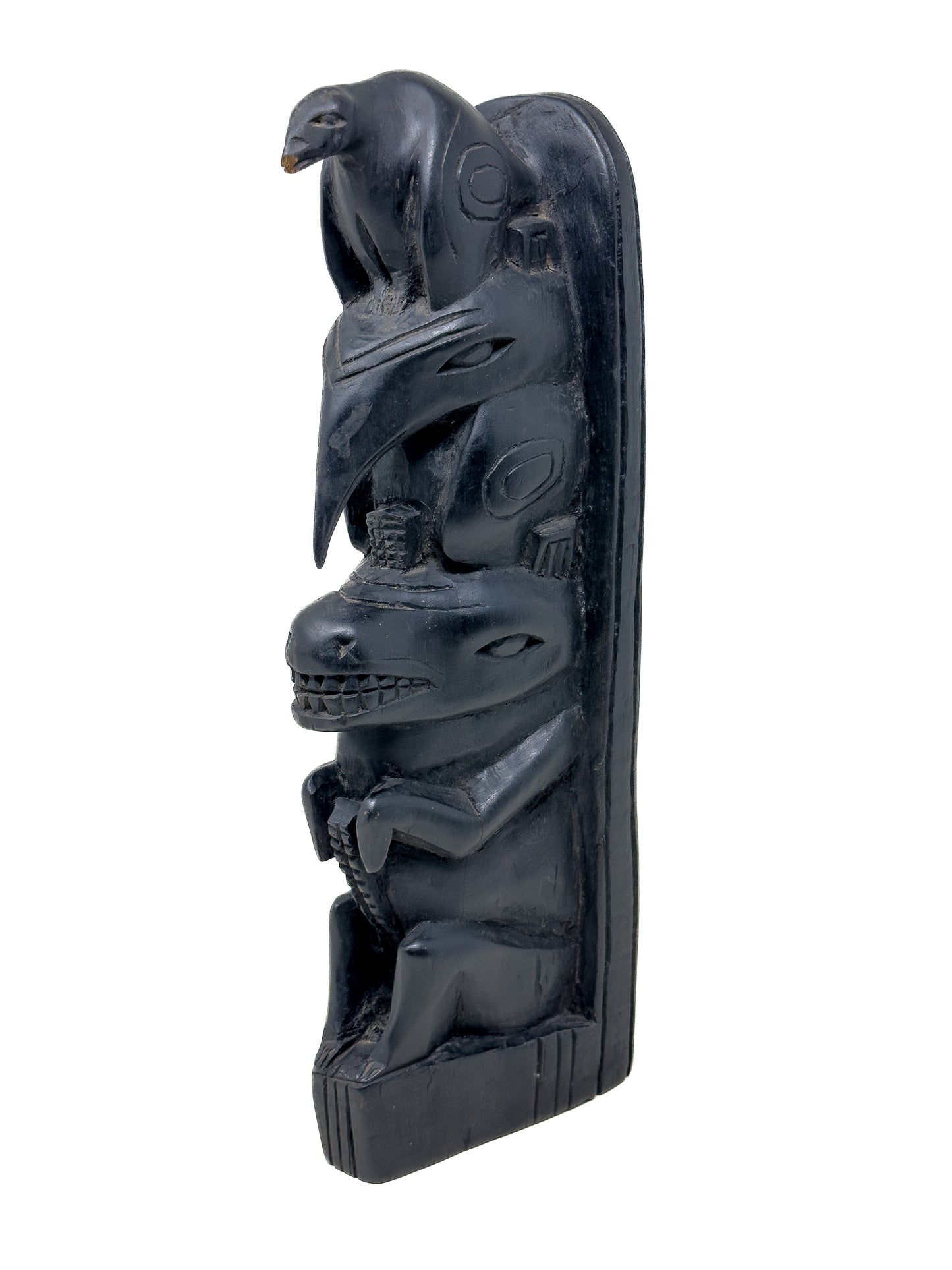 Antique Haida Slate Totem