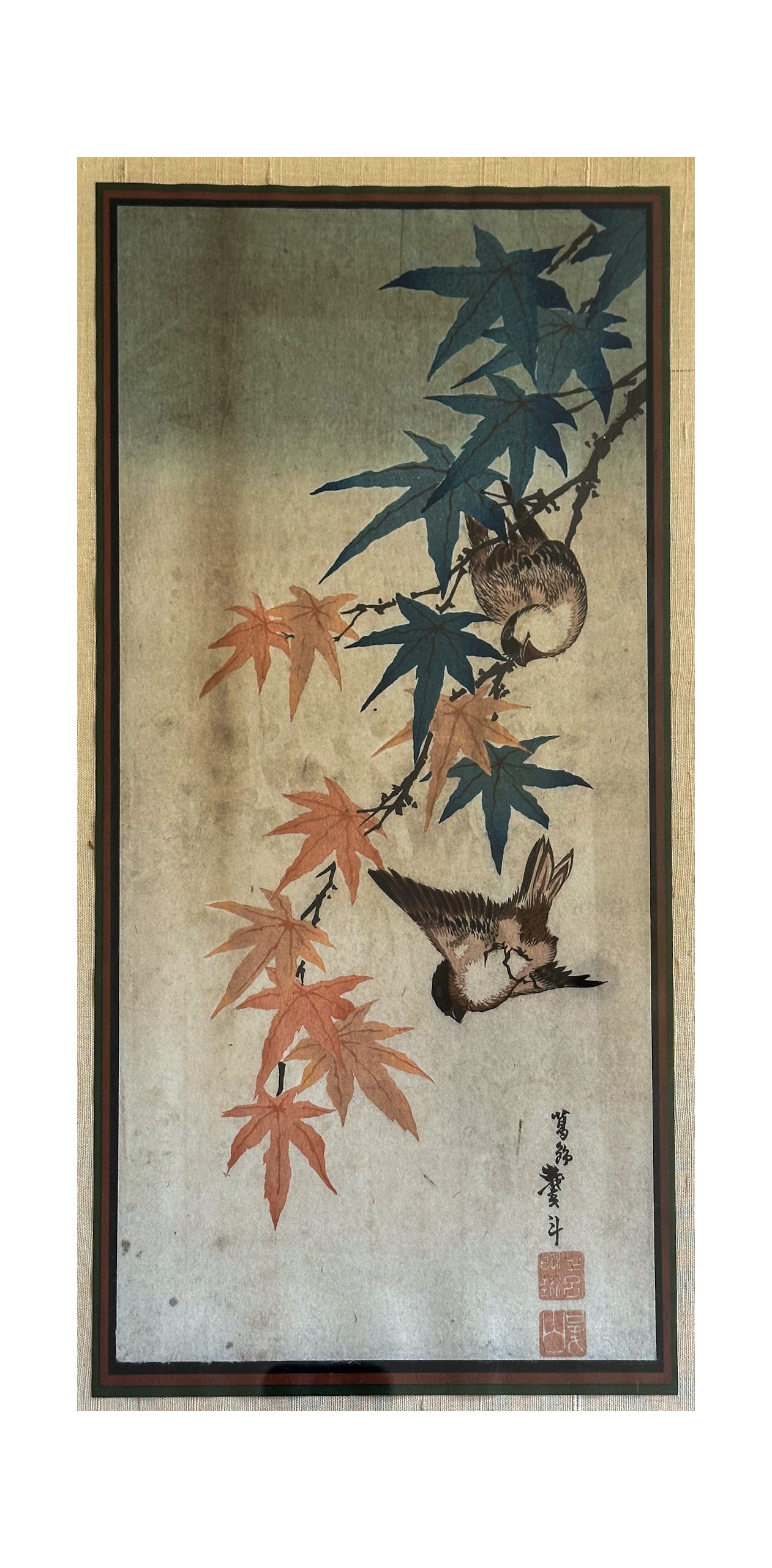 Antique Japanese Woodblock Print - Katsushika Taito II