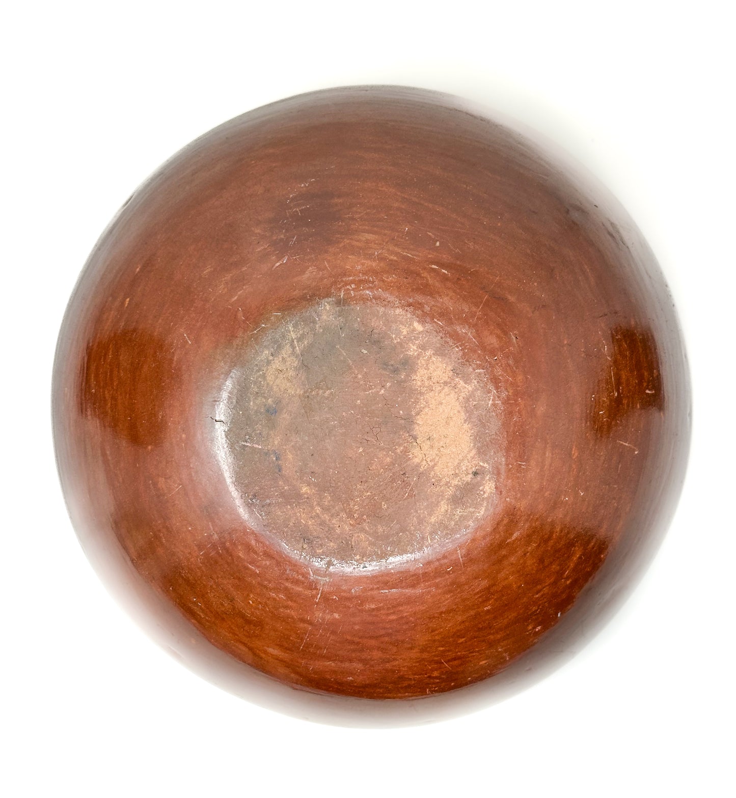 Antique Santa Clara Pottery Avanyu Bowl