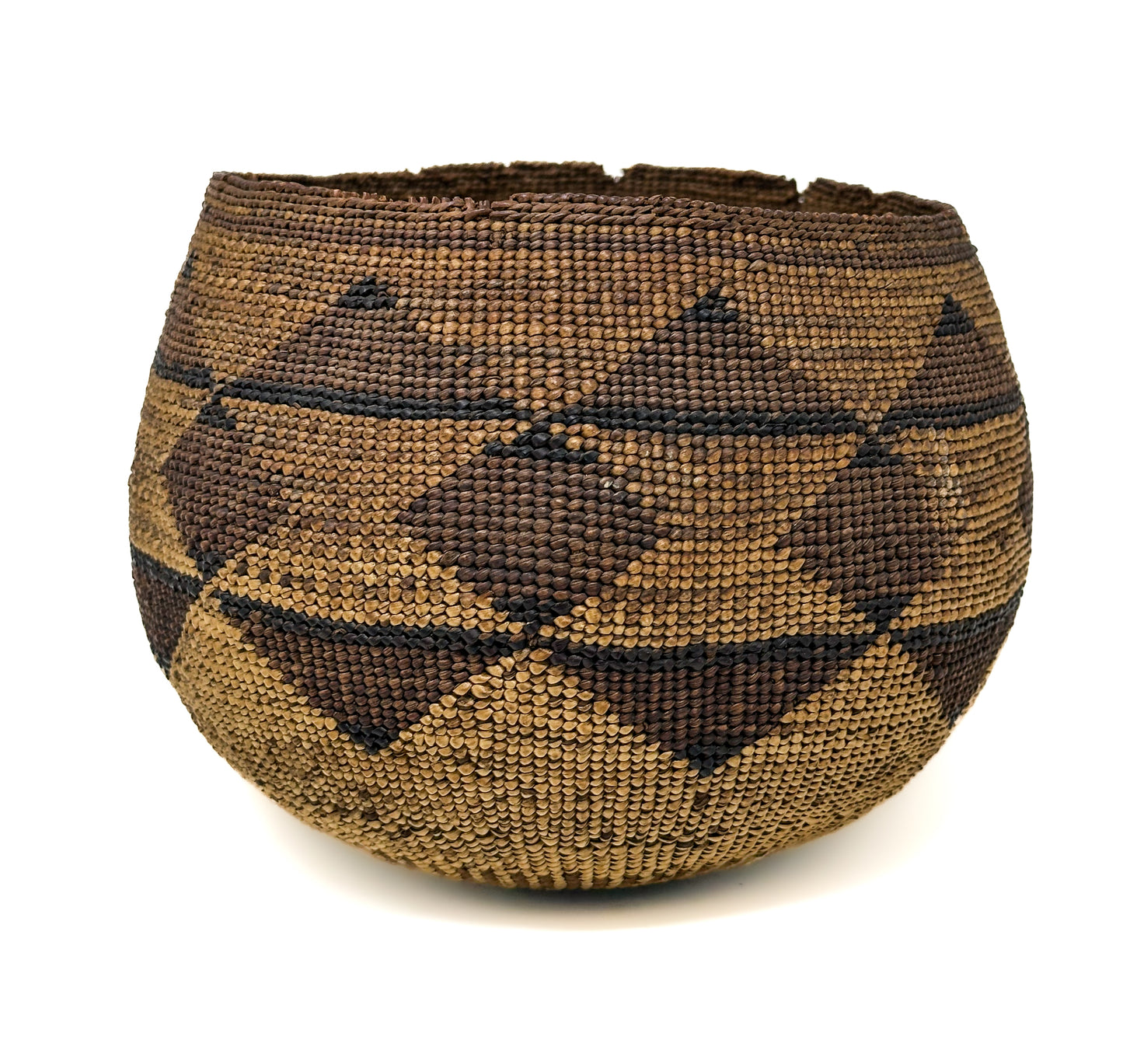 Antique Hupa Basket