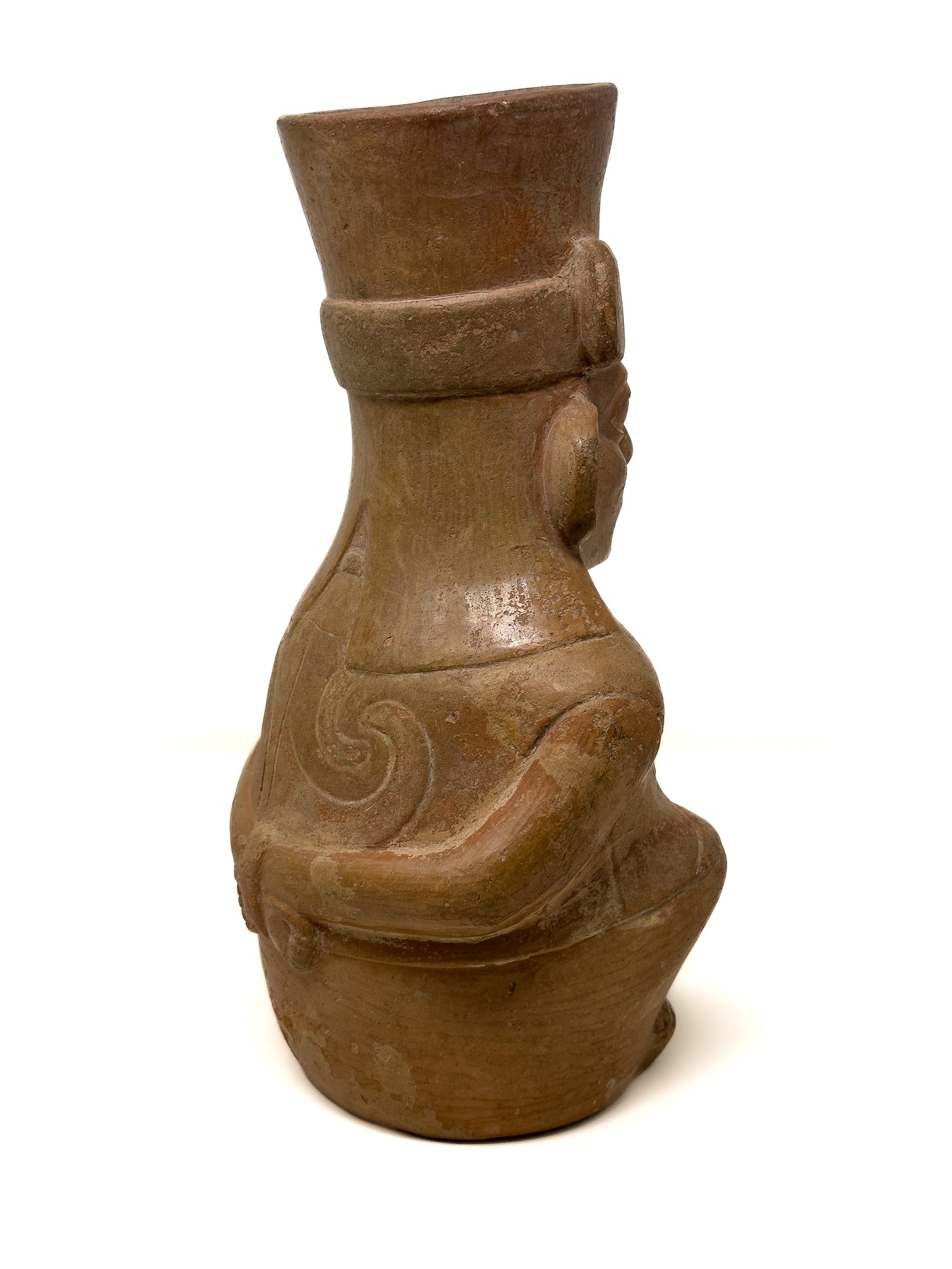 Pre Columbian Moche Prisoner Vessel