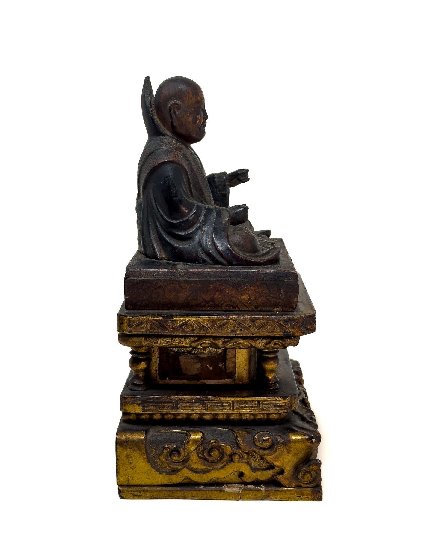 Antique Japanese Gilt Wood Nichiren