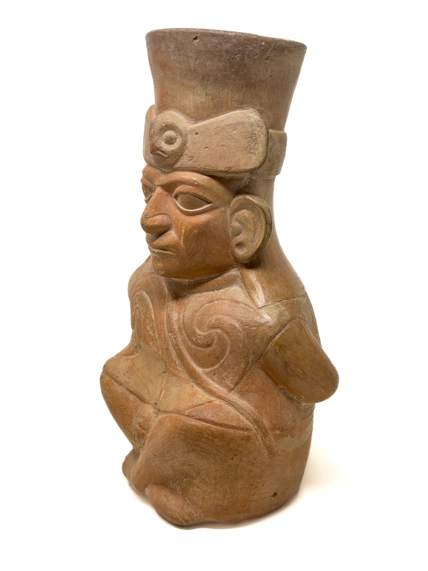 Pre Columbian Moche Prisoner Vessel