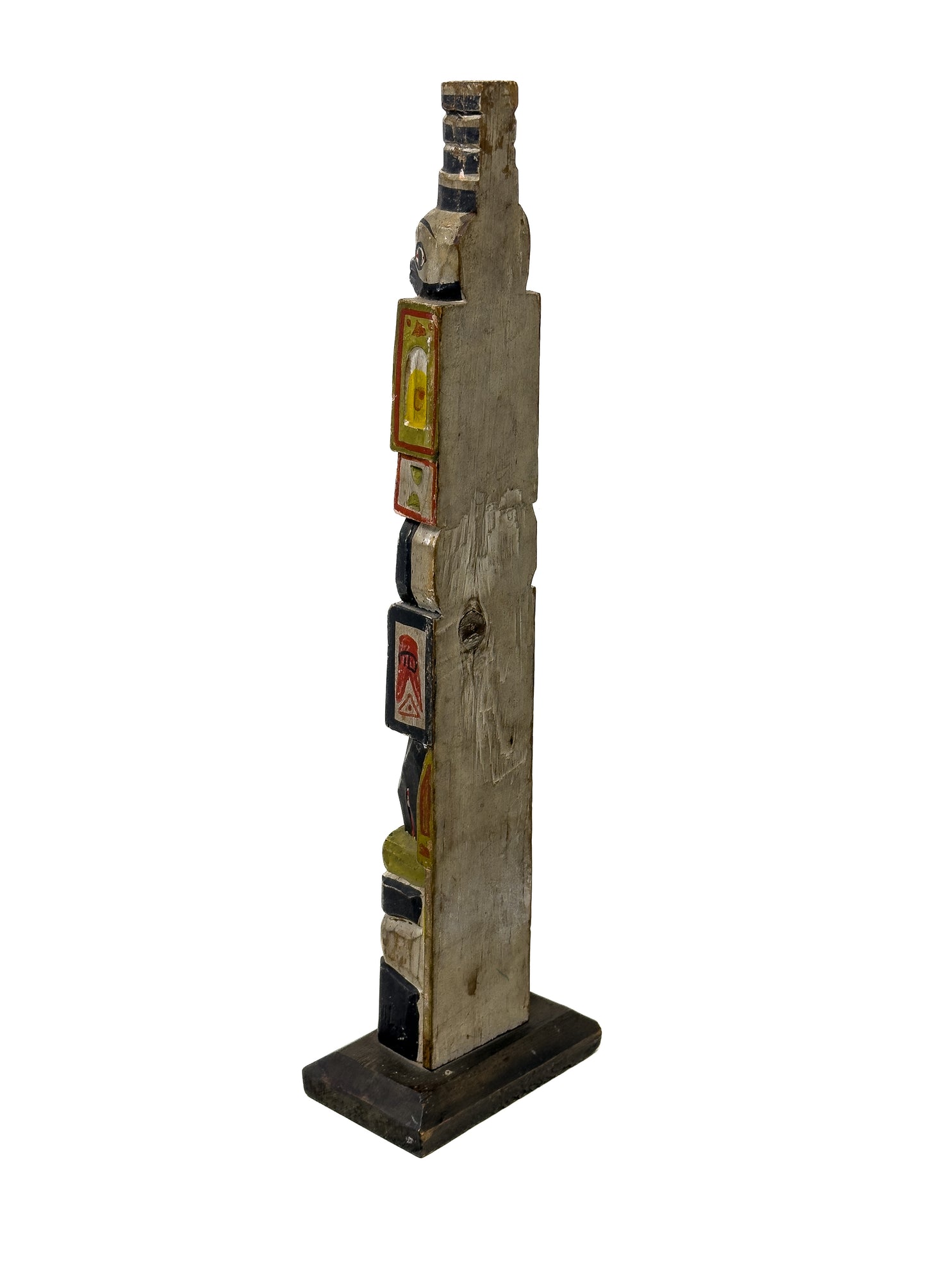 Antique Coast Salish Model Totem